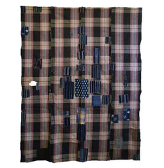 A Large, Very Patched Cotton Futon Cover: Twentieth Century