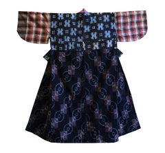 A Piece Constructed Cotton Kimono: Mid Twentieth Century