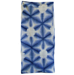 An Itajime Dyed Diaper: Signed