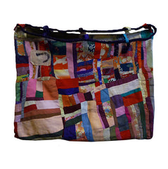 An Amazing Pieced Bag from 1947: Maker Narrative Written Inside