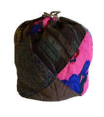 A Cotton and Silk Komebukuro: Recycled Cloth