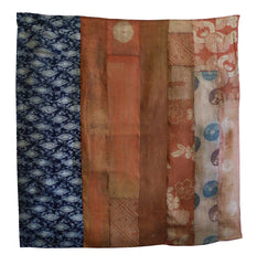 A Fragile and Delicate 19th Century Silk Fukusa: Piece Constructed