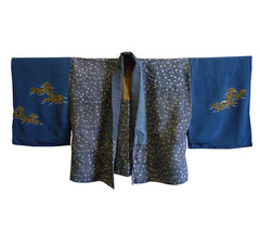 A Silk Han Juban: Embroidered Collar and Sleeves