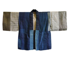A Silk and Cotton Boro Han Juban: Hemp Stitching