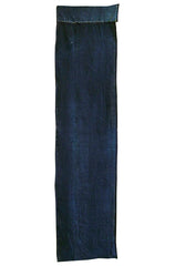 A Length of Indigo Dyed Cotton: Hand Woven