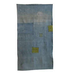An Indigo Dyed Boro Fragment: #2