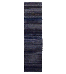 A Length of Very Slubby Zanshi-ori: Knotted Leftover Yarns
