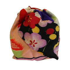 A Small Piece Constructed Bag: Brightly Colored Kinchaku