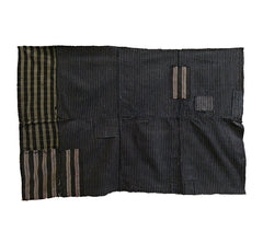 A Simple and Beautifully Patched Boro Section: Indigo Dyed Cotton