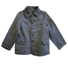 A Japanese Boy's Small School Uniform Jacket: Ornate Buttons