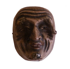 A Miniature Hand Carved Mask #4:  Old Man