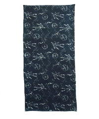 A Length of Katazaome Dyed Cotton: Geese and Bats
