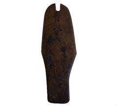 A Hand Carved Mold or Last for Weaving a Snowshoe: Rural Japan
