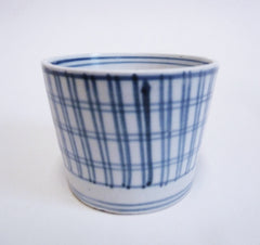 An Early 19th Century Soba Choko with Koshi Pattern#3: Noodle Dipping Sauce Cup