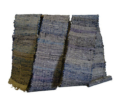 A Fine and Rustic Unmade Sakiori Sodenashi: Hemp Warp, Cotton Rag Weft