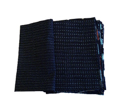 A Book of 15 Kasuri Swatches: Indigo Dyed Cotton #6