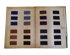 An Accordion Iro Cho or Dyer's Sample Book: Multi-colored Silks