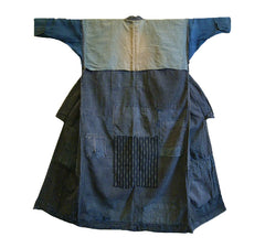 A Boro Kimono or Noragi: Narrow Sleeves, Many Patches