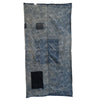 A Patched and Pieced Large Narumi Kongata Cloth: Stencil Dyeing Mimicking Shibori