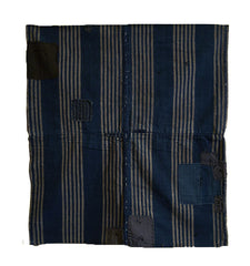 A Reversible Layered Boro Square: Old Cotton