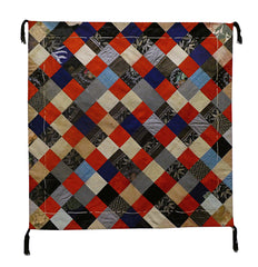 A Pieced Silk Fukusa: Paper Backed