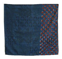 A Contemporary Hand Dyed Indian Cotton Square #5: People Tree