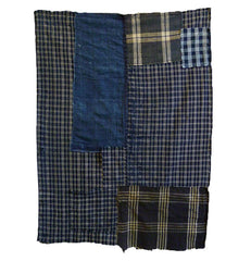 A Check on Check Boro Textile: Hand Woven Cotton