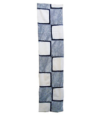 A Length of Shibori Dyed Cotton: Big Checkerboard