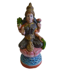 A Vintage South Indian Golu Doll: Seated Goddess Lakshmi