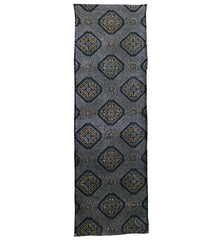 A Length of Boldly Designed Katazome: Phoenixes, Peonies, Chrysanthemums