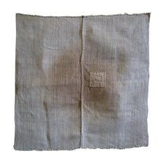 A Patched Hemp Steaming Cloth: Hazy Darkened Center