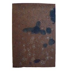 A Katagami Cut from Re-used Paper: Several Motifs