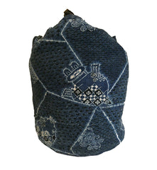 A Bag of Narumi Kongata Dyed Cotton: Stenciled Faux Shibori