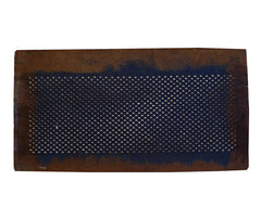 A Katazome Stencil of Recycled Paper: Blue Pigment Dye