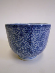 An Inban Ware Cup: Small Stencil Applied Pattern