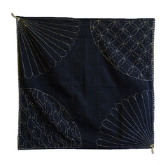 A Sashiko Stitched Furoshiki: Wonderfully Executed Patterns