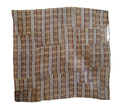 A Printed Cotton Boro Cloth: Meandering Stitches and Many Patches