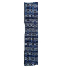 A Length of Stitched Shibori: Two Tones of Rich Indigo
