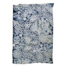 A Fragment of Complex Stitched and Tied Shibori: Textural Pattern