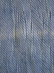 A Length of Double Arashi: Faded Zones of Storm Shibori