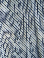 A Length of Arashi Shibori: Cross Hatching