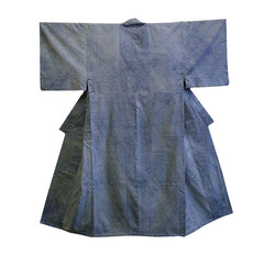 An Arashi Shibori Yukata: Machine Stitched