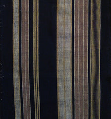 A Length of Handwoven Striped Cotton: Rich