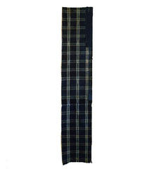 A Length of 19th Century Plaid Boro: Hand Spun Cottons