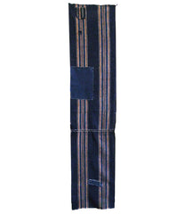 A Length of Handwoven Boro: Indigo and Benibana Dyes