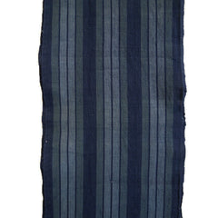 A Length of Boldly Striped Cotton: Hand Woven