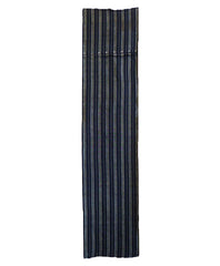 A Length of Narrow Woven Stripes: Cotton and Tsumugi Silk Warp