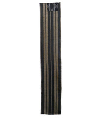 A Length of Patched, Elegantly Colored Striped Cotton: Sophisticated