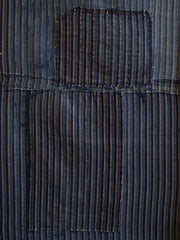 A Length of Striped Boro Cotton: Great Patching