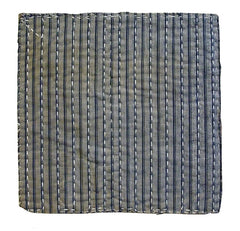 A Striped Zokin: Sashiko Stitched
